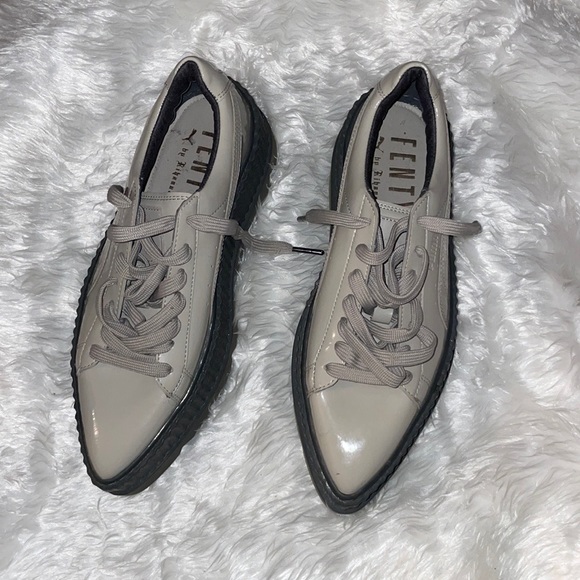 PUMA FENTY POINTY CREEPER PATENT LEATHER NEW - Picture 2 of 4